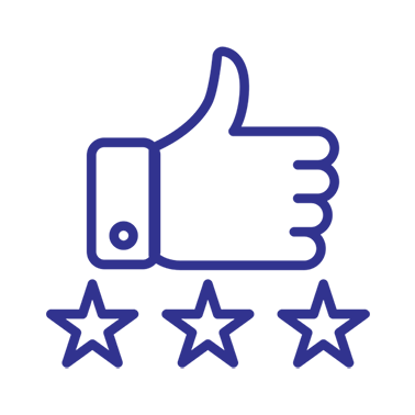 Three star rate thumbs up.